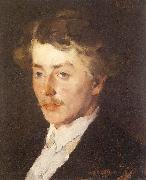Leibl, Wilhelm Portrait of Wilhelm Trubner oil painting artist